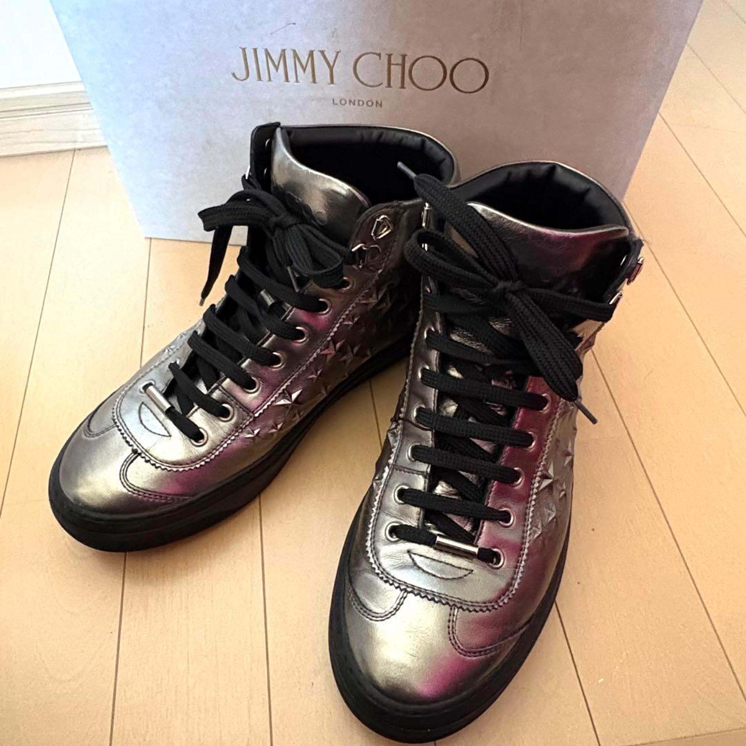Jimmy Choo Sneakers Studded Men's Shoes Star