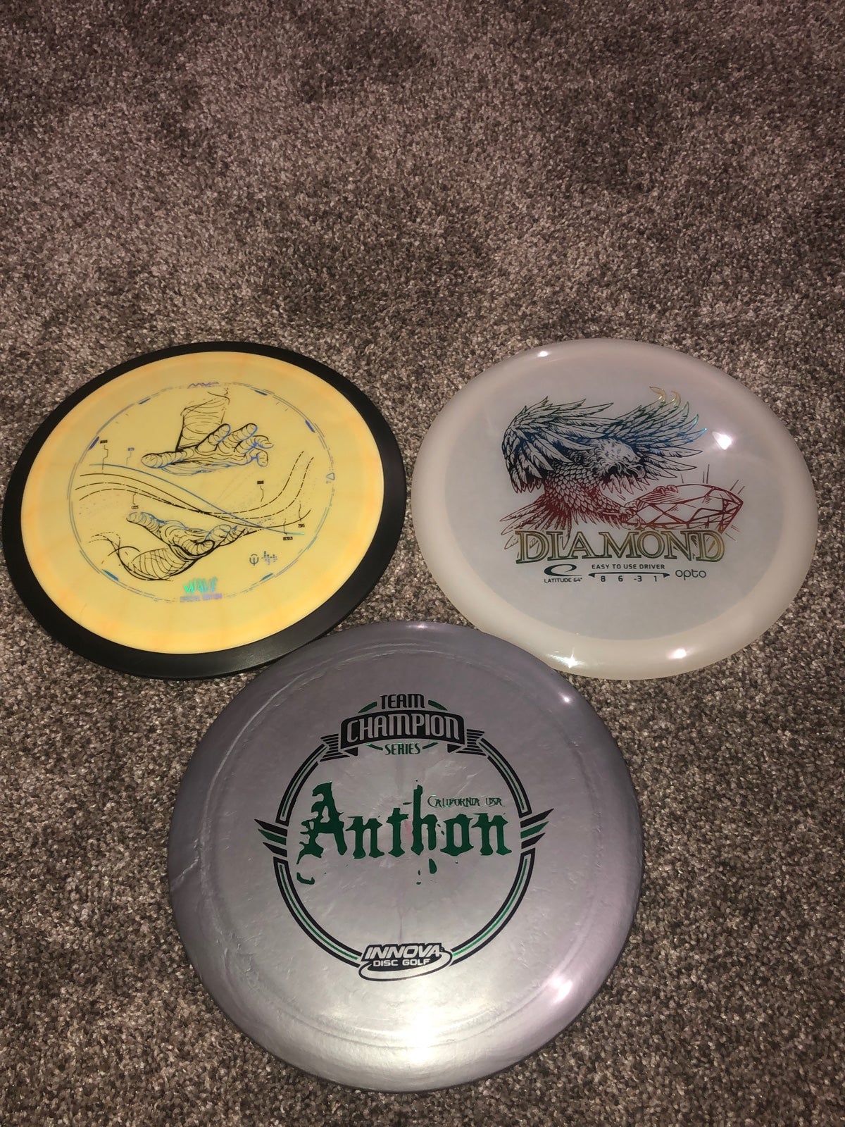 3 Disc Golf Drivers