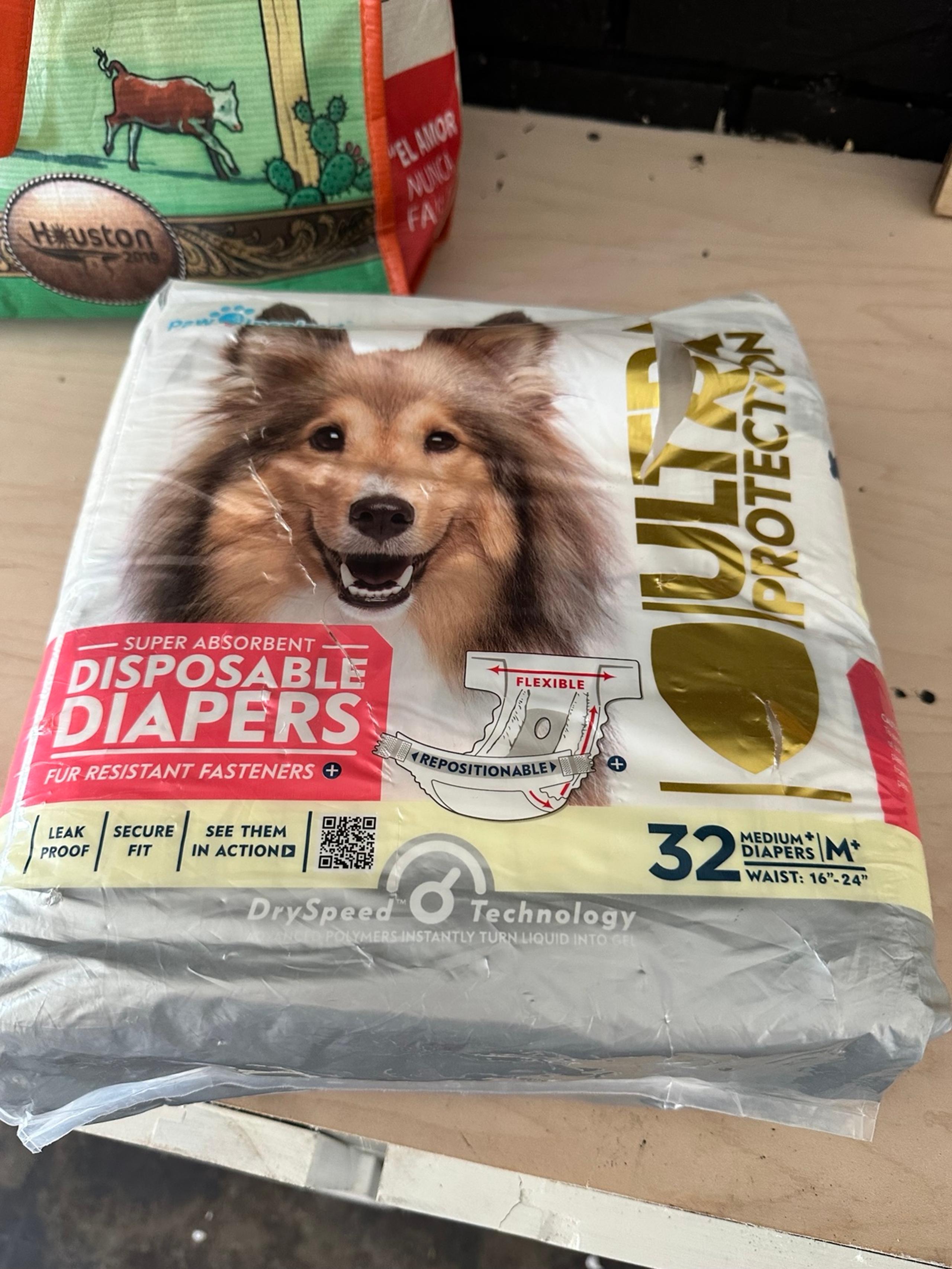 Disposable dog diapers medium