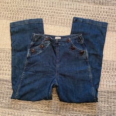 J.Crew Slim Wide Leg Sailor Denim Size 25