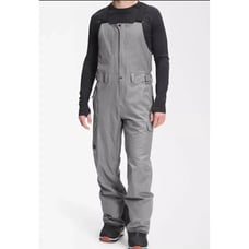 The North Face Freedom Waterproof Shell Ski Bibs Grey Heather Pants Size XL NWT