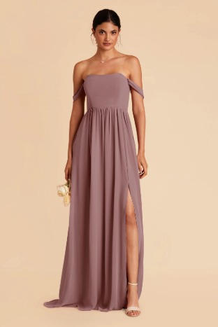 Birdy Grey - August Convertible Dress (Chiffon Dark Mauve)