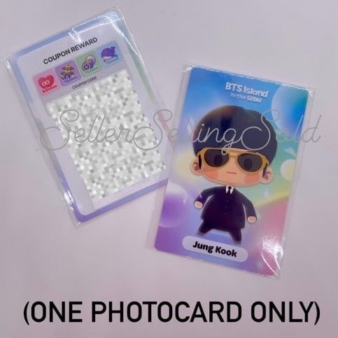 BTS Official In The Seom Photocard. JUNGKOOK Lucky Draw/Random PC.