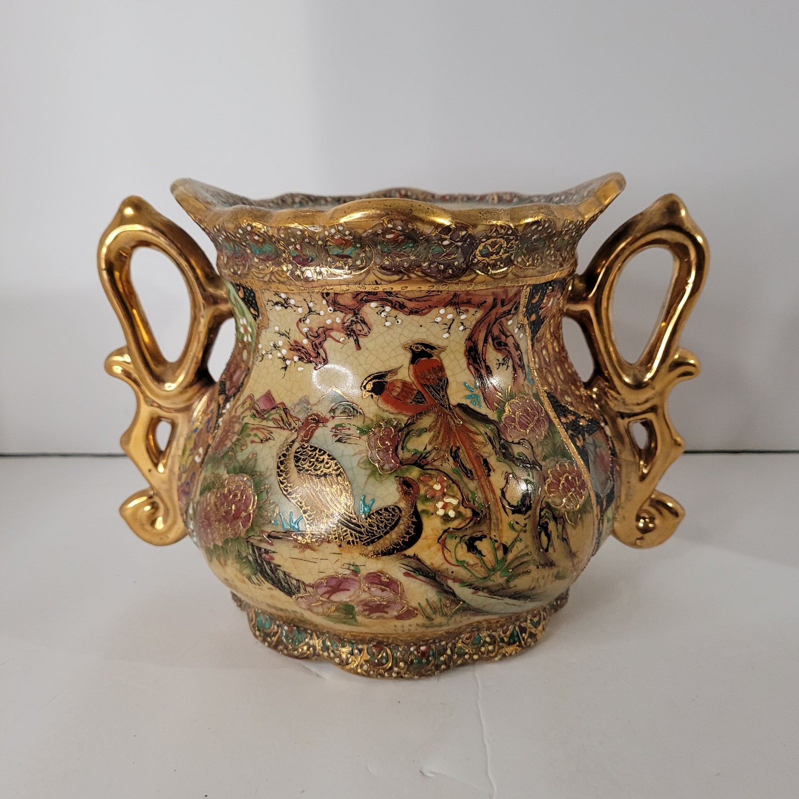 Royal Satsuma Urn Vase without Lid