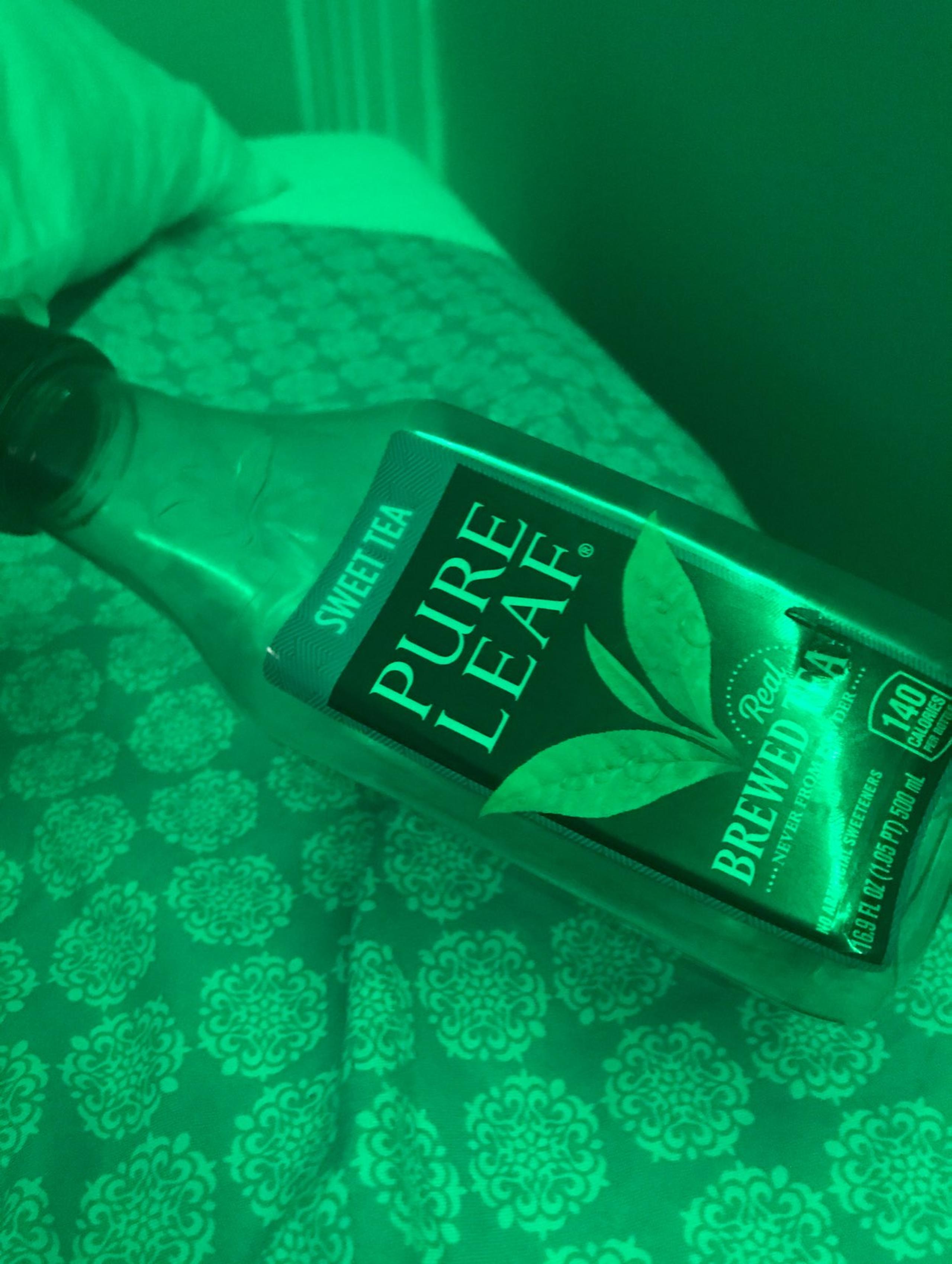 Empty pure leaf bottle