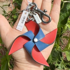 NWT Coach Pinwheel Bag Charm CU257