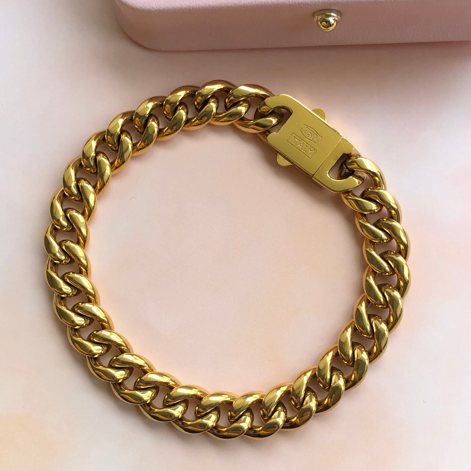 Men's 18K Real gold bracelet