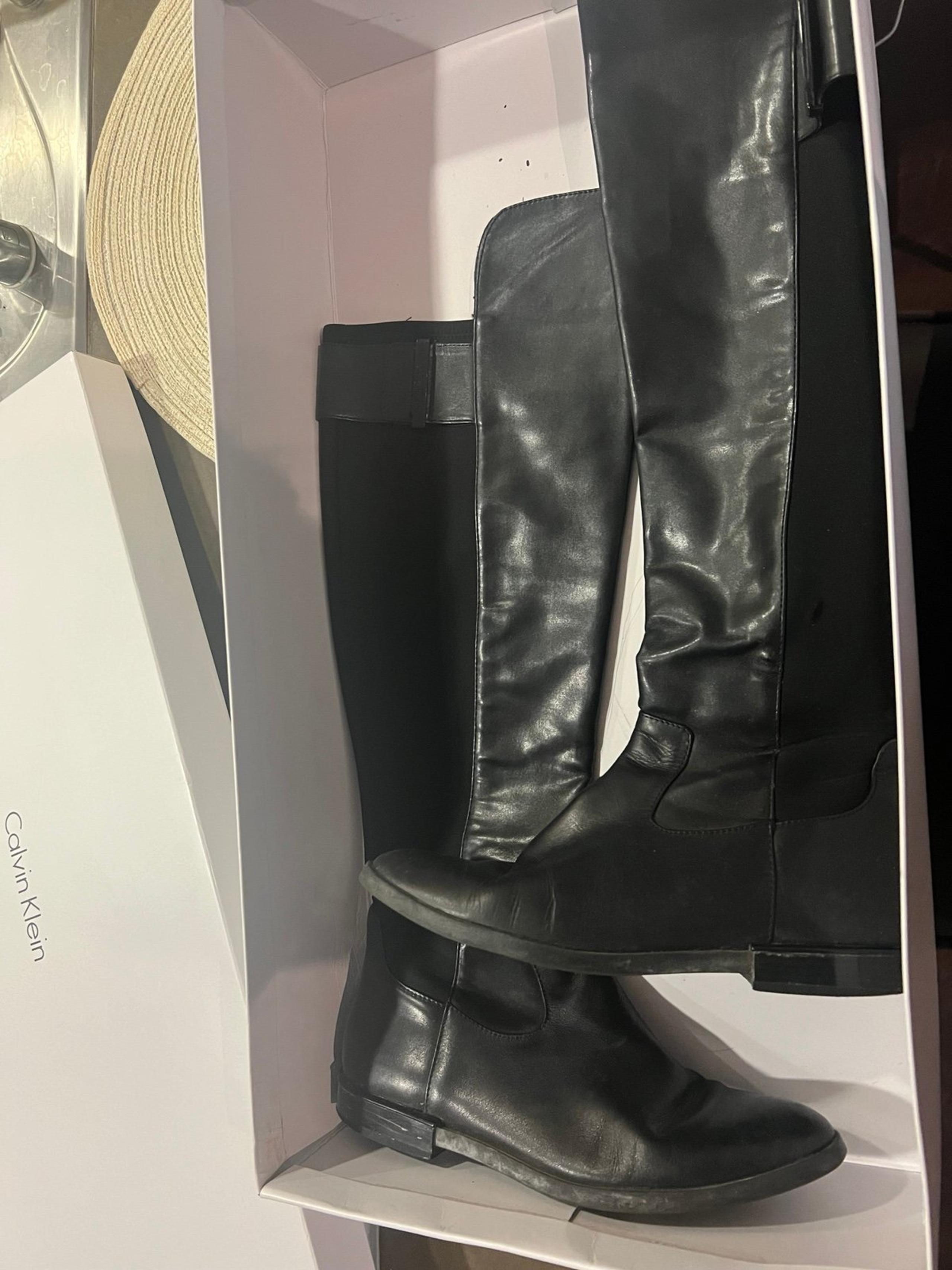 Calvin Klein black boots