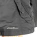 Eddie Bauer Travex Jacket Womens Small Black Nylon Outdoor Cinched Rolled-Tab