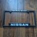 RARE Vintage Salem Oregon Nissan Black Plastic Dealer License Plate Frame