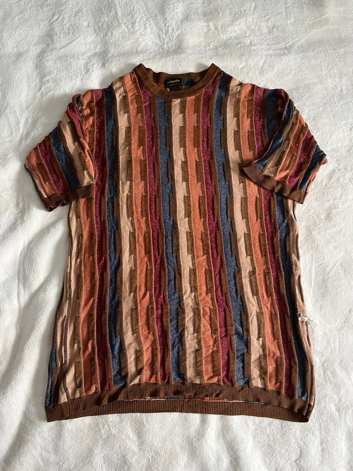 Vintage Men’s Pelle Pelle Striped Sweater