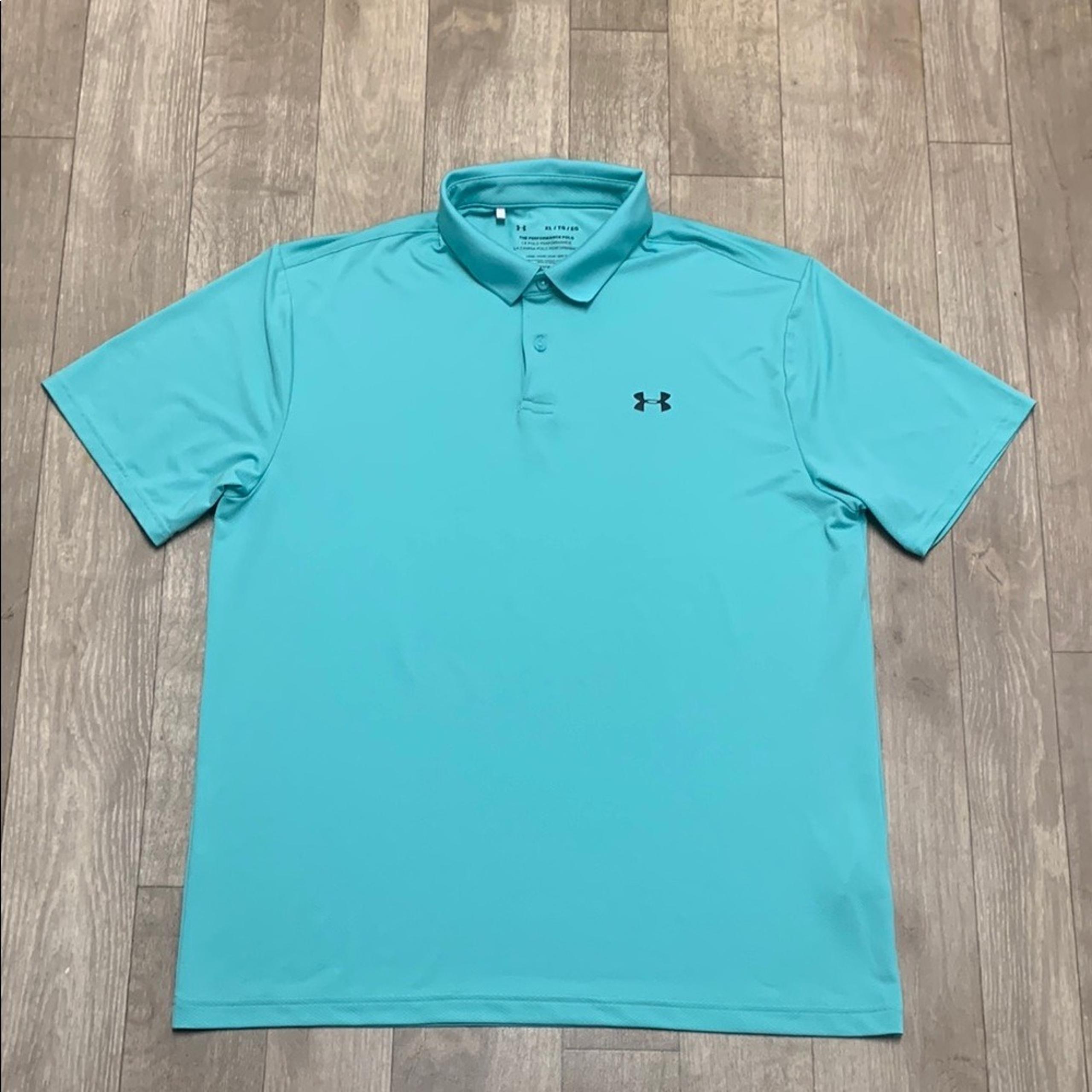 Mens Under Armour Golf Polo Active Performance Athletic Casual Shirt