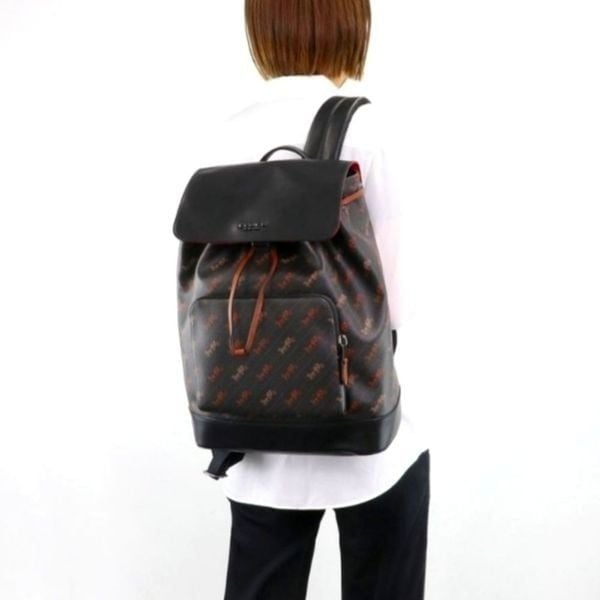 COACH TURNER HORSE CARRIAGE DRAWSTRING FLAPTOP FULL SIZE BACKPACK MEN WOMEN