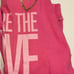 VS Pink vintage zip hoodie peace/Love