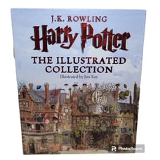 Harry Potter: The Illustrated Collection by J K Rowling (3 pk) Fantasy Wizardry