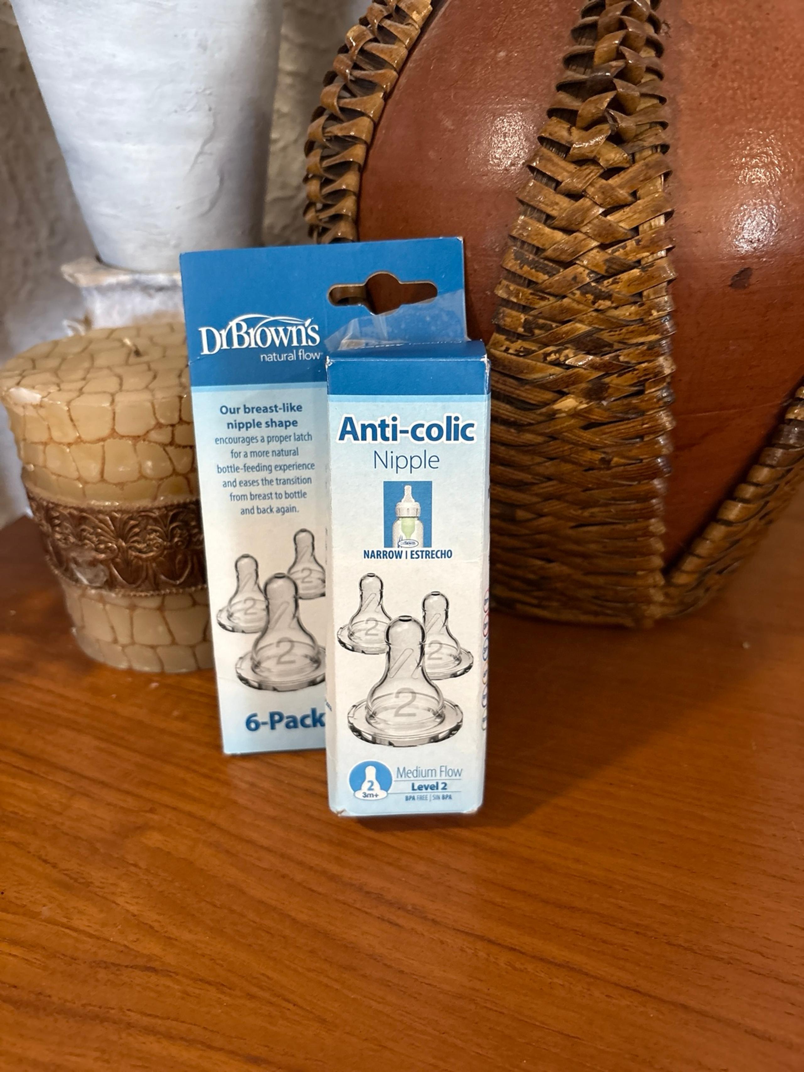 Dr Browns size 2 nipples six count (5)