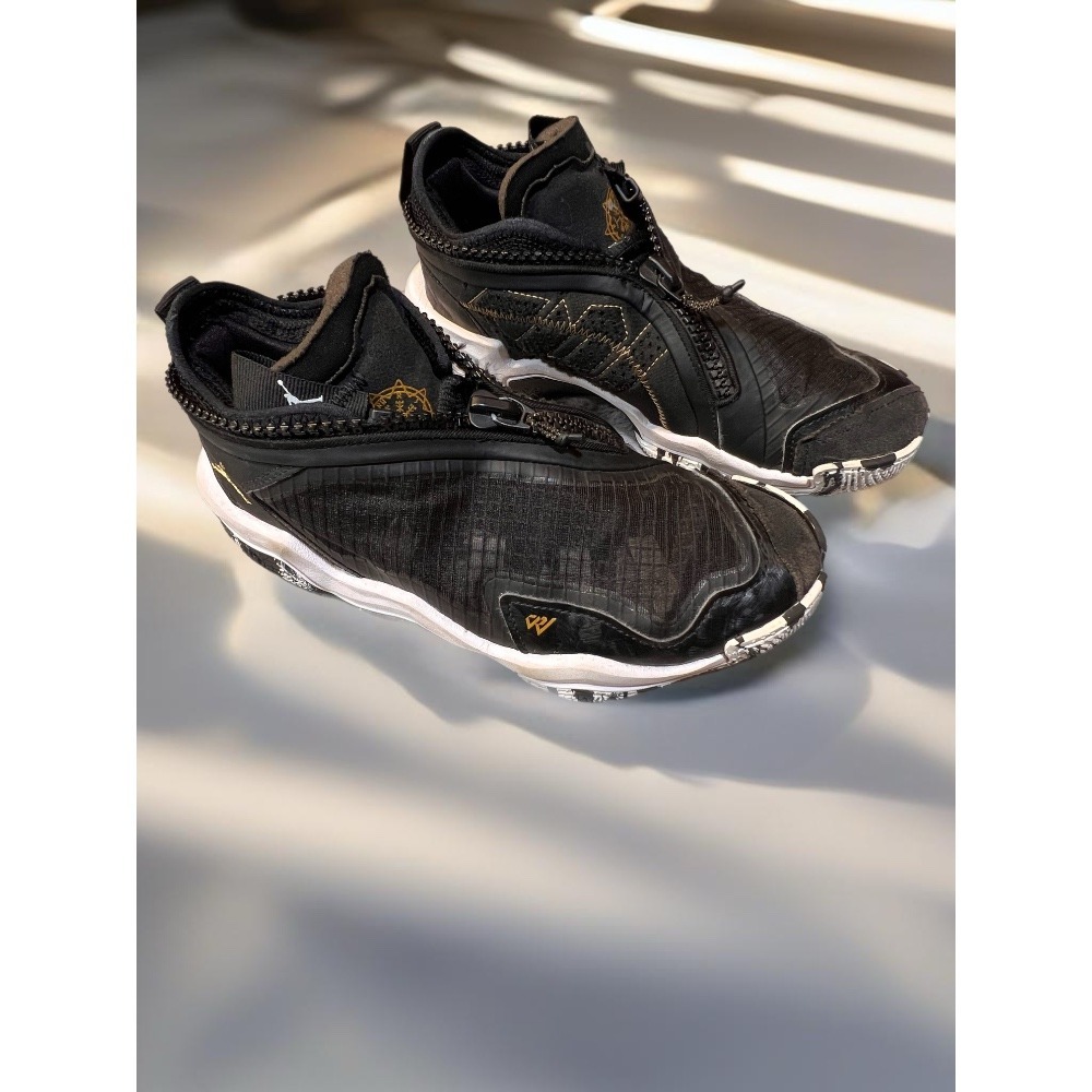 Jordan Why Not .6 PF Youth Black Gold White Basketball Shoes Size 5Y
