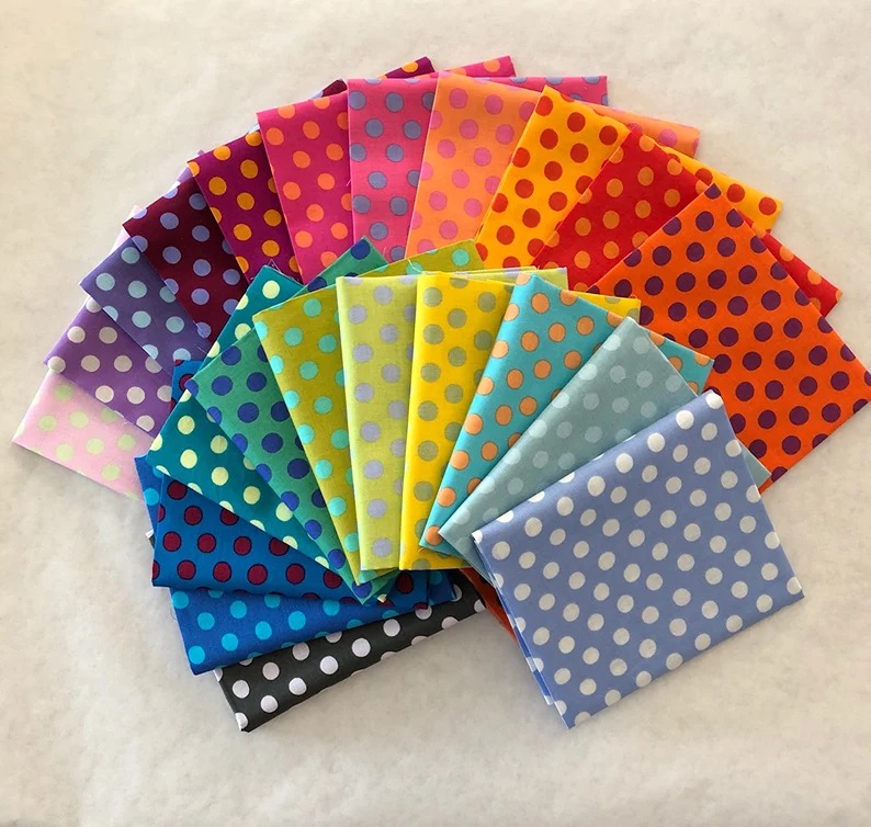 Kaffe Fassett Collective Spots Fat Quarter Bundle Free Spirit Fabrics 100% Cott