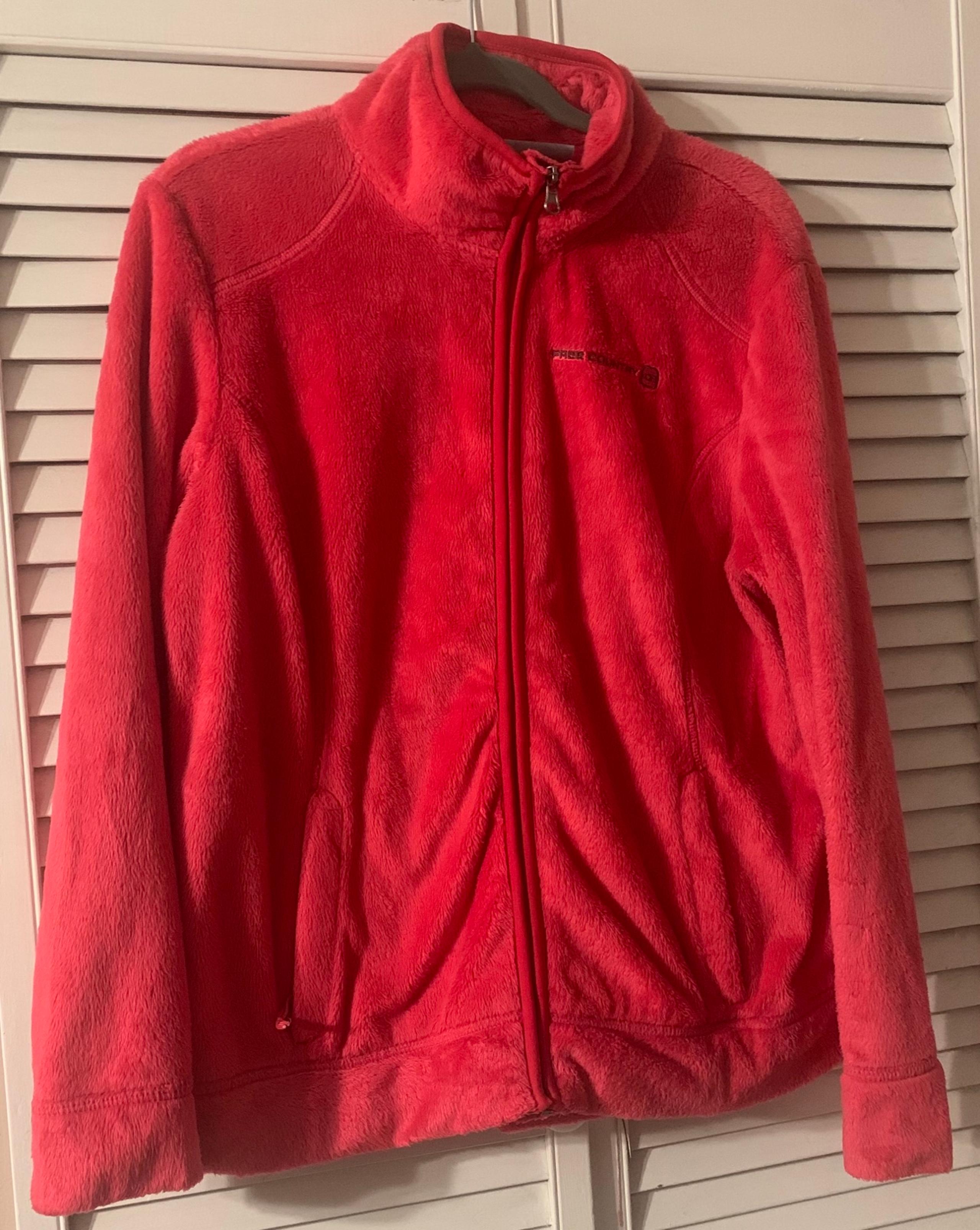 Free Country Pink Fleece Zip-up Sweater
