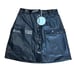 Revolve STAUD Paper Faux-leather Mini Skirt Women's Black Size 2