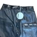Revolve STAUD Paper Faux-leather Mini Skirt Women's Black Size 2
