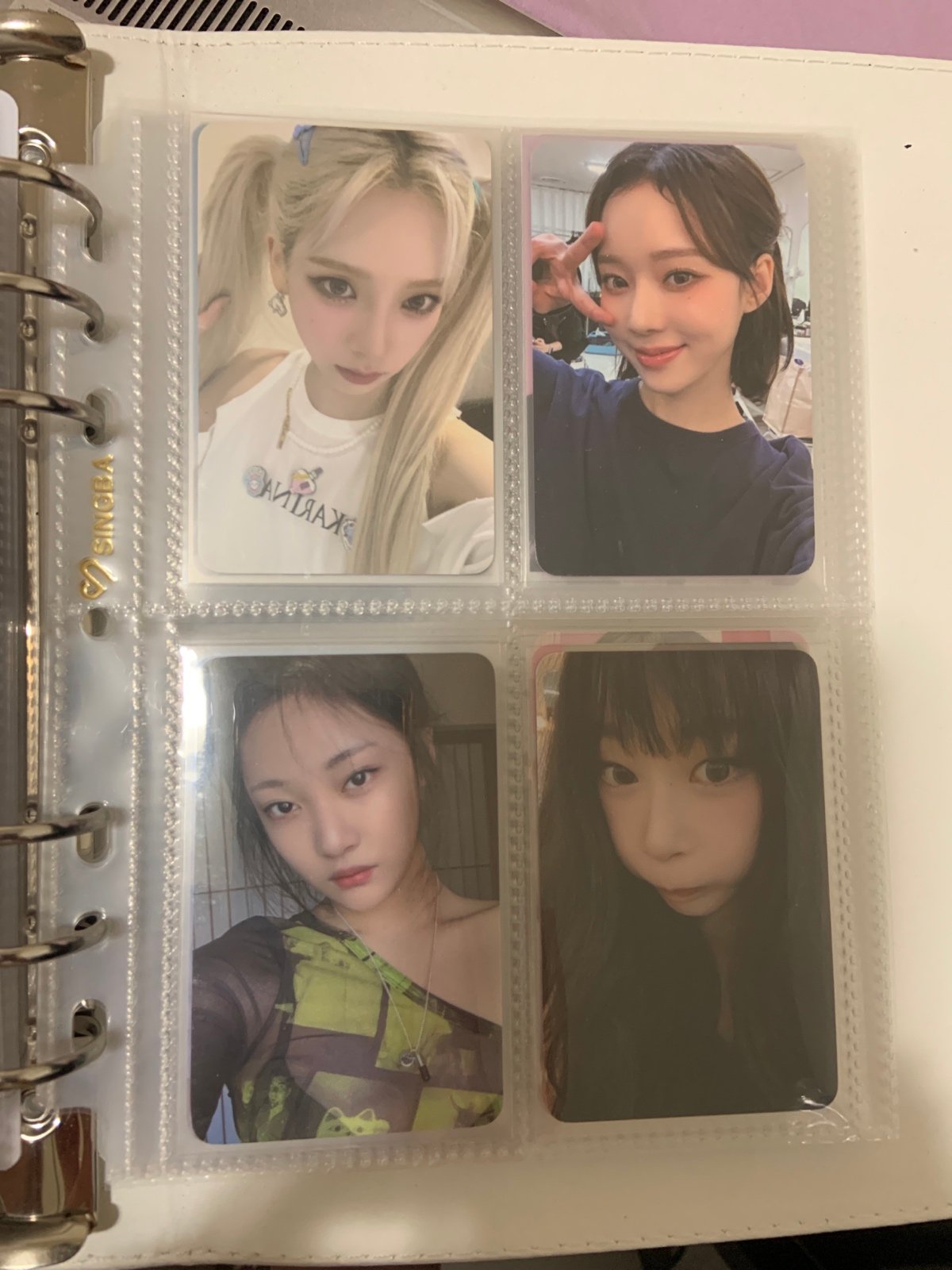 Aespa everline photocard ot4 set