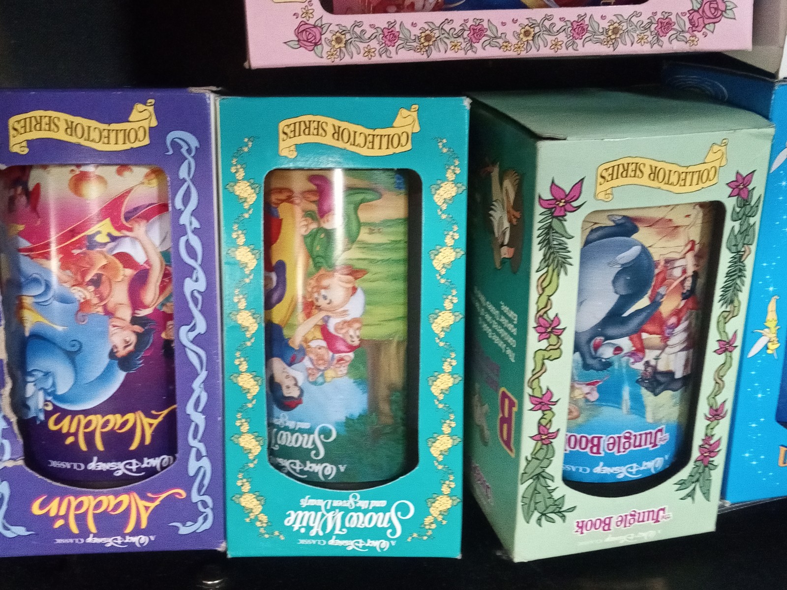 Walt Disney 1994 burger king collectors series glasses