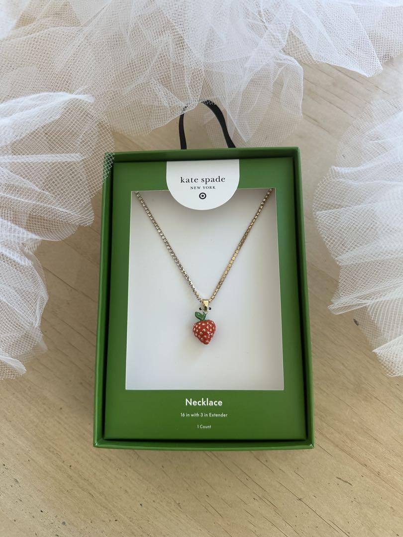 Kate Spade strawberry necklace