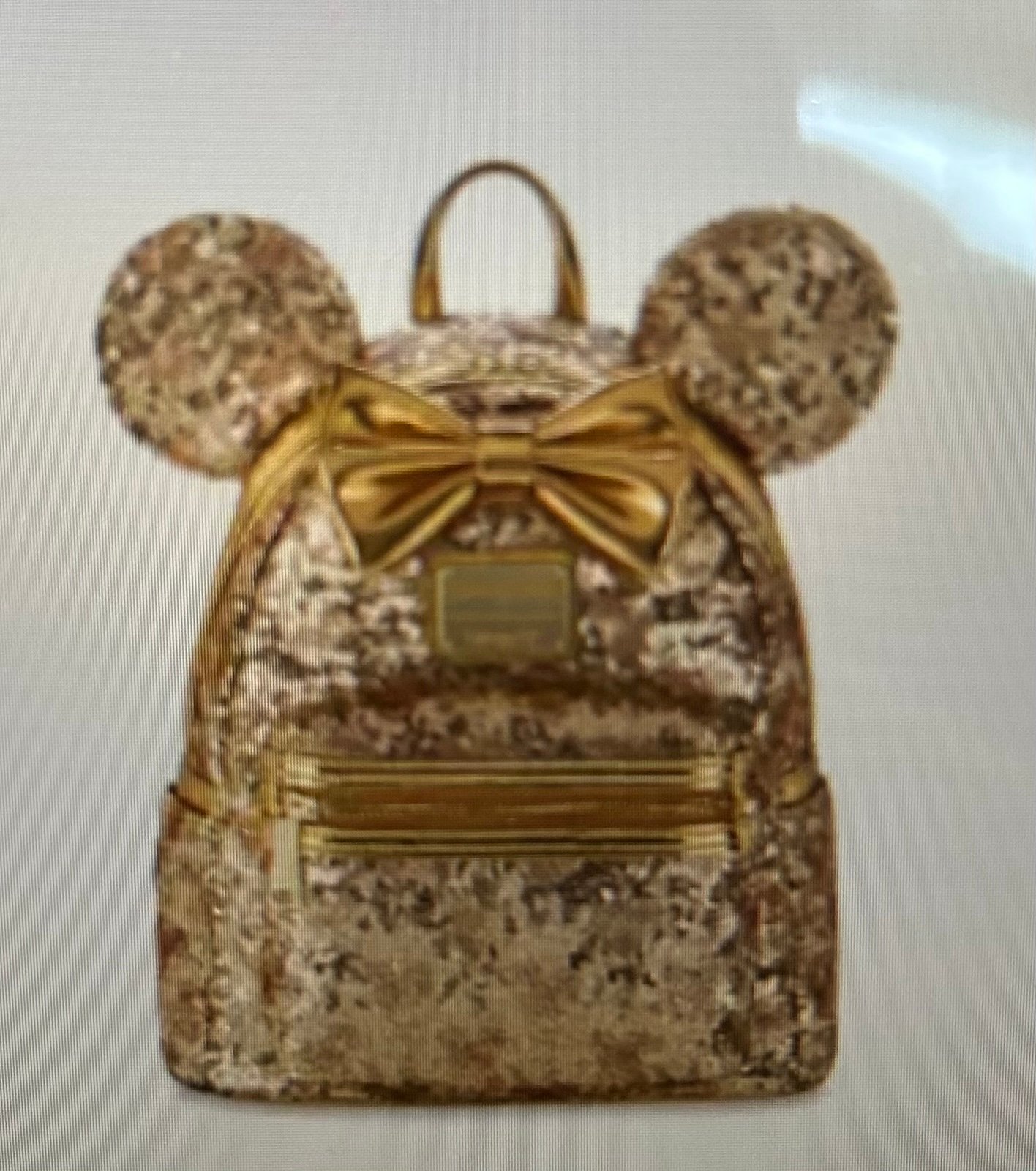 Gold Minnie loungefly