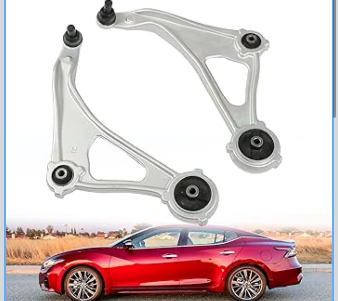 Front Lower Control Arms with Ball Joints Pair Replacement for 2013-2018 Altima