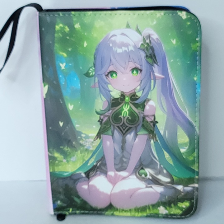 Yae Miko Nahida Card Binder 3-Ring Anime Waifu Redemption 10 in Folder