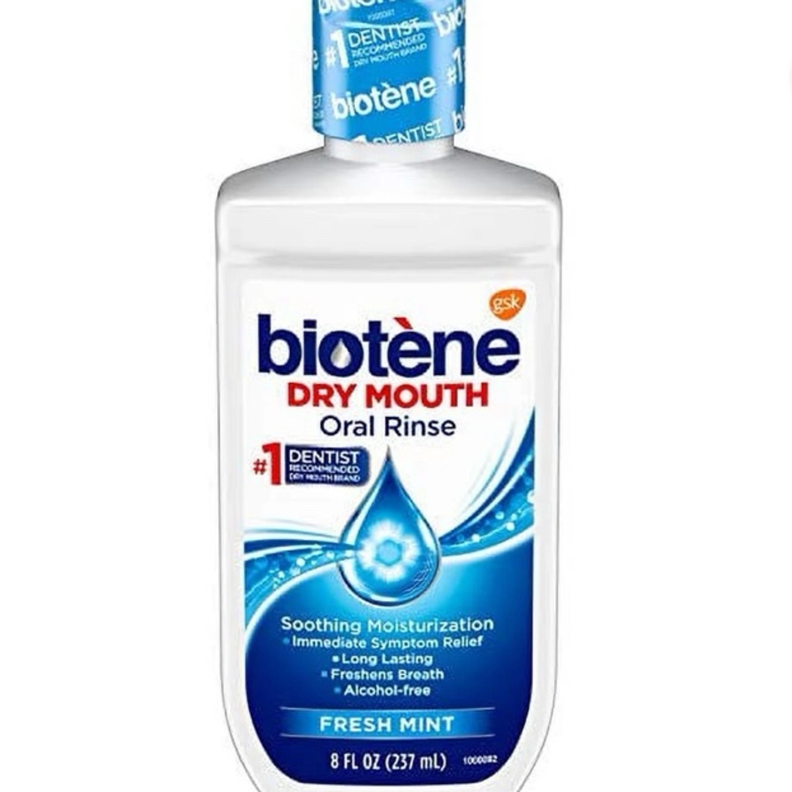 Biotène Oral Rinse for Dry Mouth, Alcohol Free, Fresh Mint - 8 Oz Exp: 4/2025