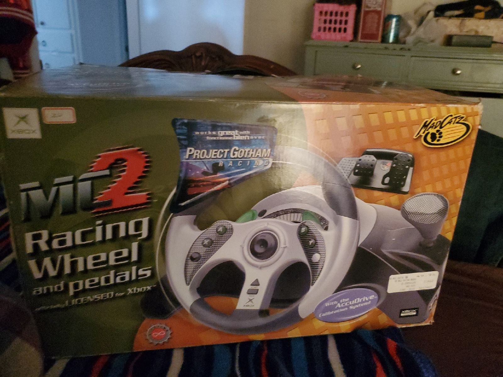 Mad cat xbox steering wheel