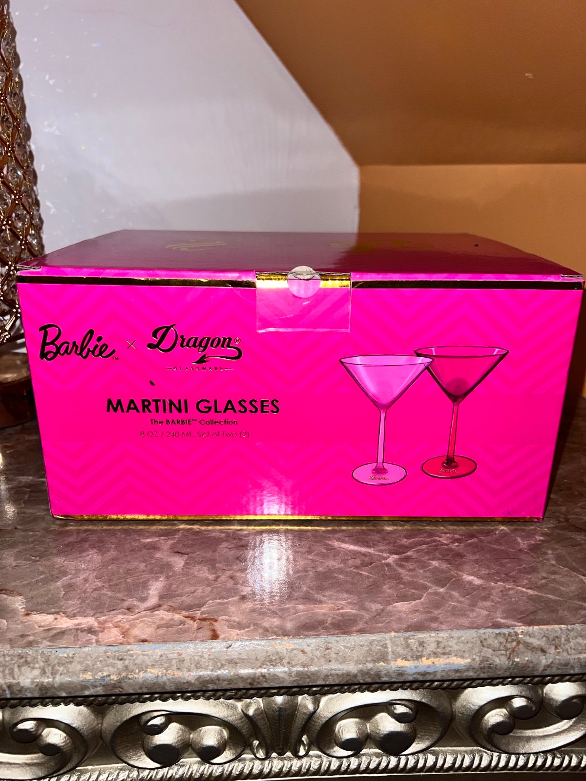Barbie Martini Glasses