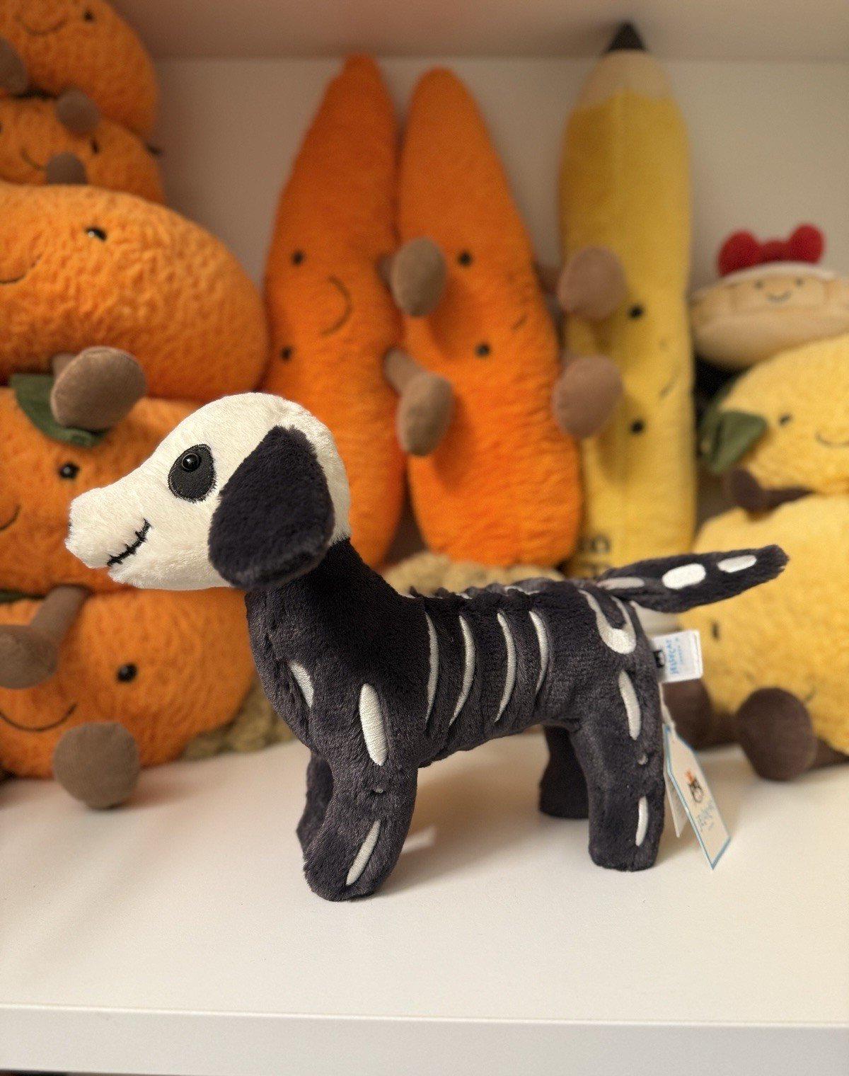 Jellycat Skeledog Dan BNWT New 100% Authentic Skeleton RETIRED Rare Fast Ship