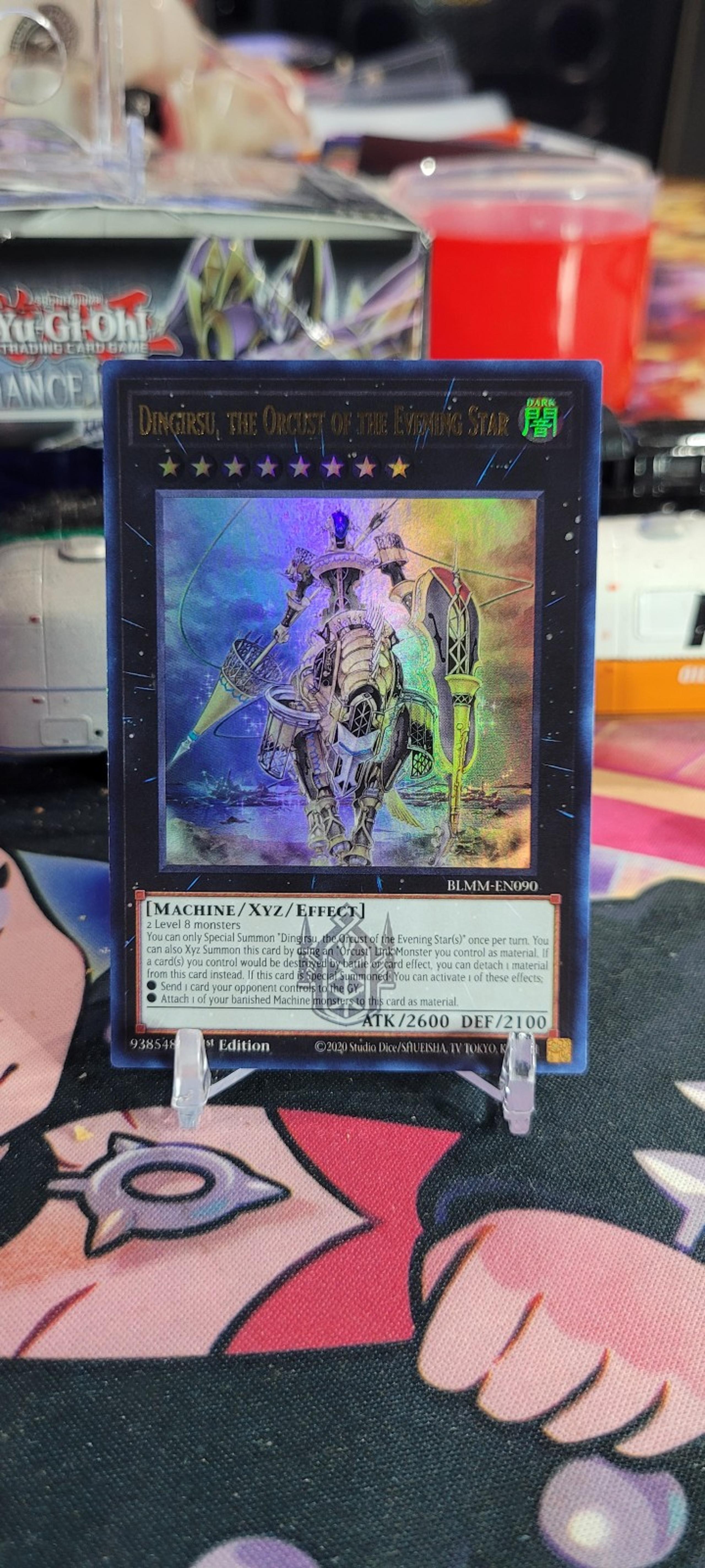 Yugioh Dingirsu, the Orcust of the Evening Star - BLMM-EN090 - Ultra Rare 1st Ed