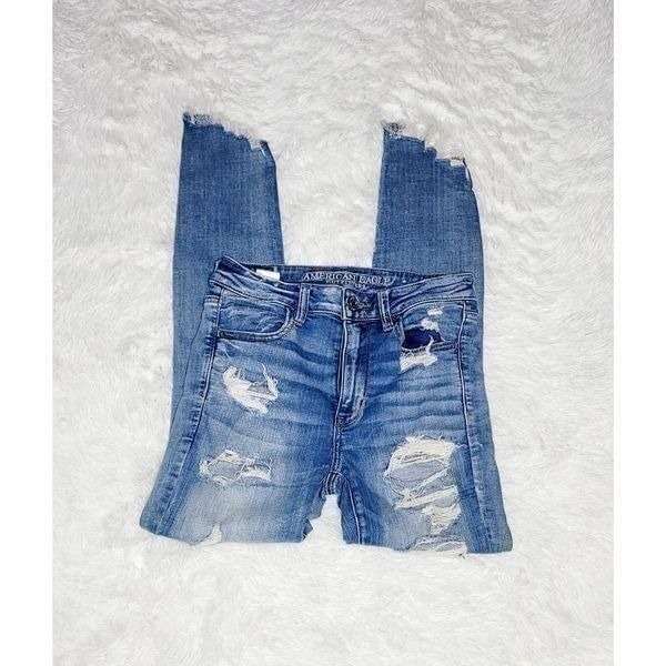 American Eagle Outfitters next Level stretch Distressed jeans