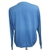 Lacoste Men's Long Sleeve V-Neck Cotton Jersey Sweater Knit Sky Blue Size 6 XL