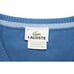 Lacoste Men's Long Sleeve V-Neck Cotton Jersey Sweater Knit Sky Blue Size 6 XL