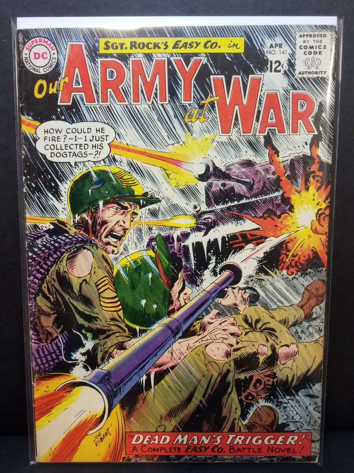 DC's SGT. Rocks Army at War vintage comic # 141