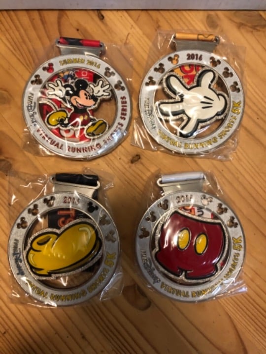 2016 RunDisney Virtual Medals