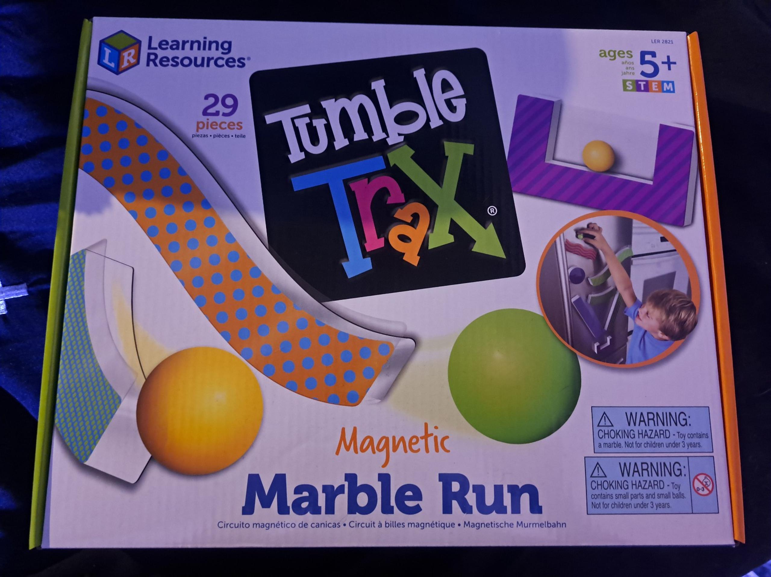 Tumble Trax Magnetic Marble Run