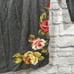 Johnny Was JWLA Grey Long Sleeve Floral Embroidered Gray Dress Size Small