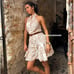 ZARA BLOGGER FAVE!!! Mini Dress with Flounced Hem NWT (L)
