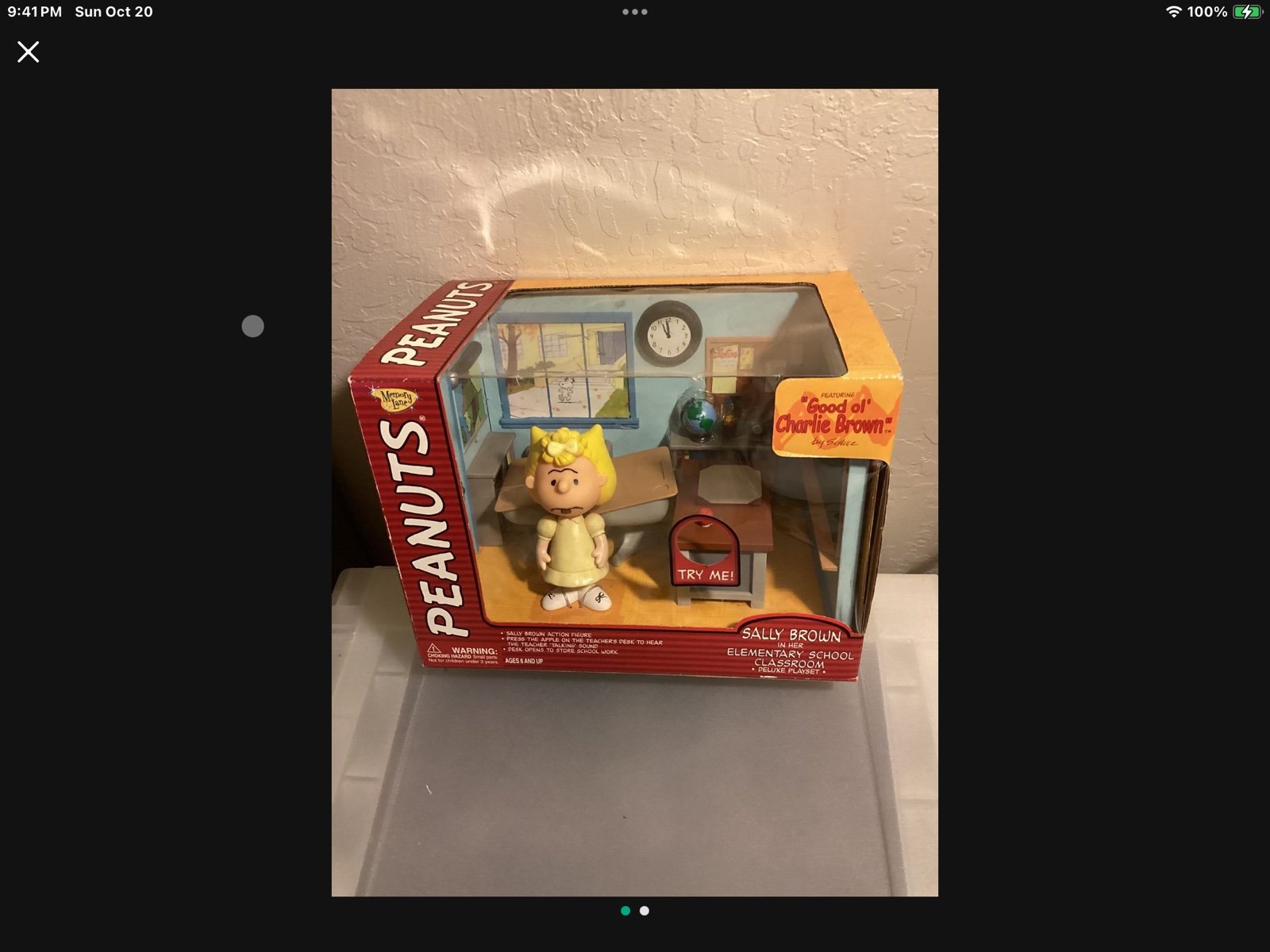 Peanuts “Good Ol Charlie Brown” SALLY BROWN in her ELEMENTARY SCHOOL CLASS set