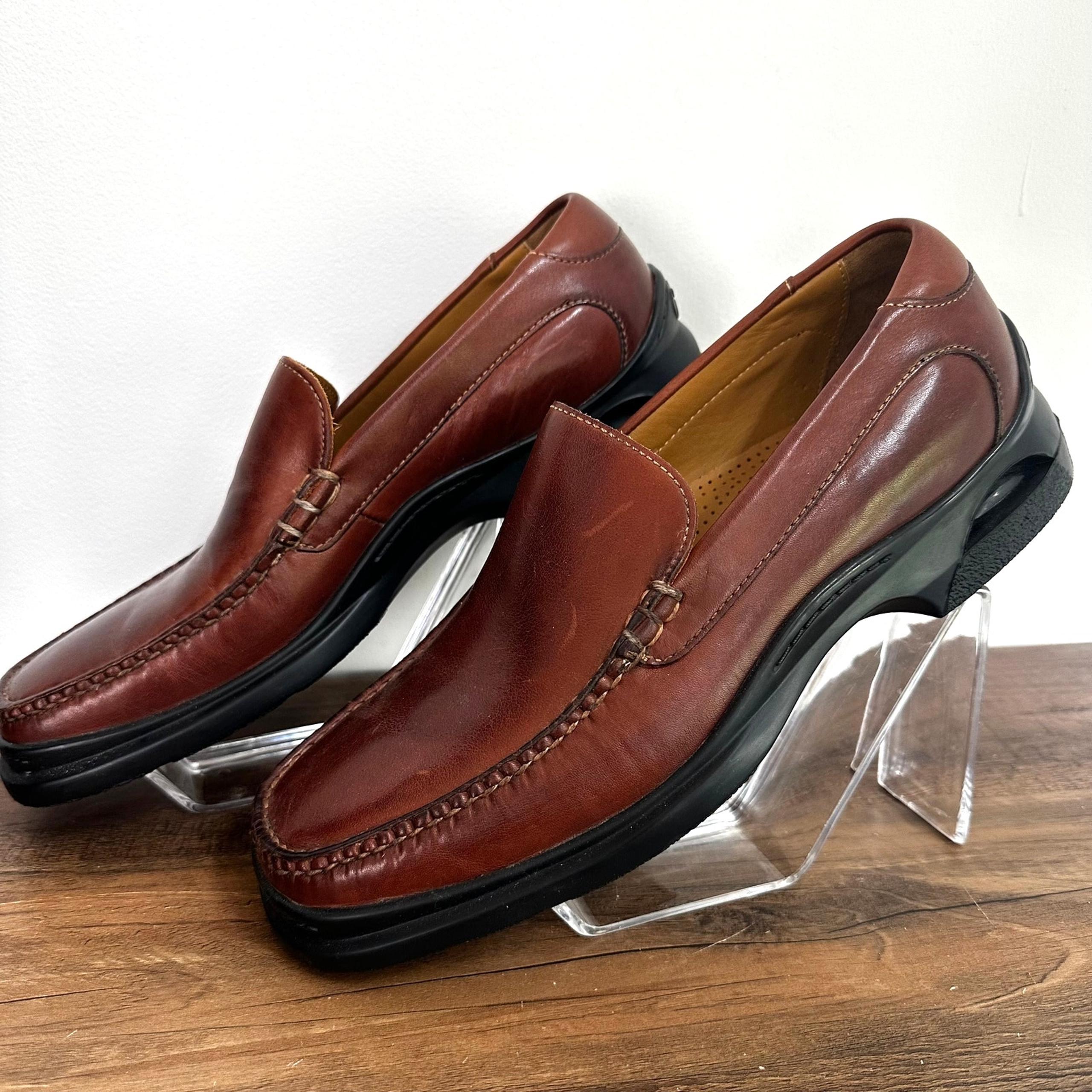 Cole Haan Nike Air Leather Santa Barbara Brown Supportive Loafers Men's Size 8