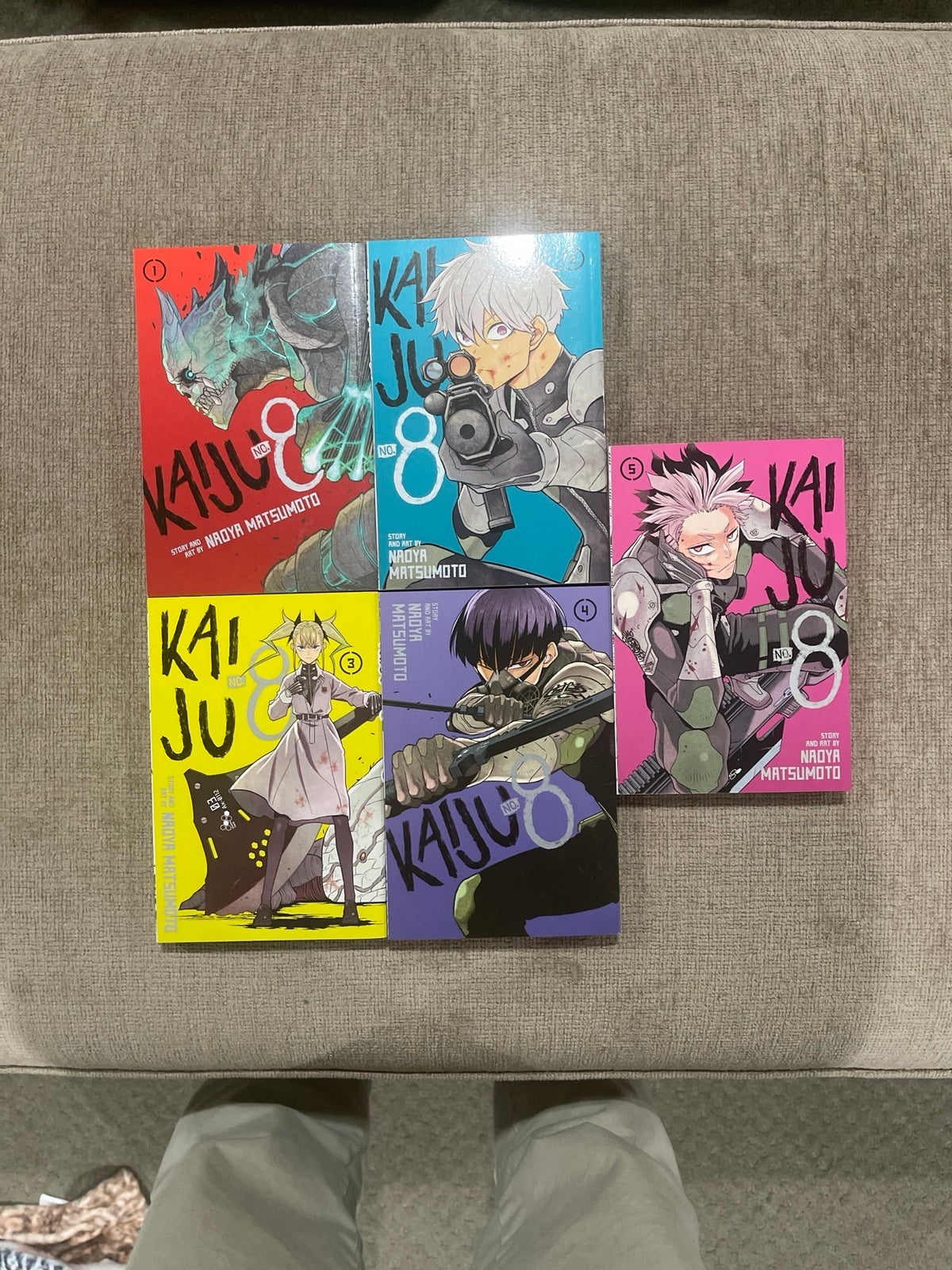 Kaiju No 8 Manga Volumes 1-5