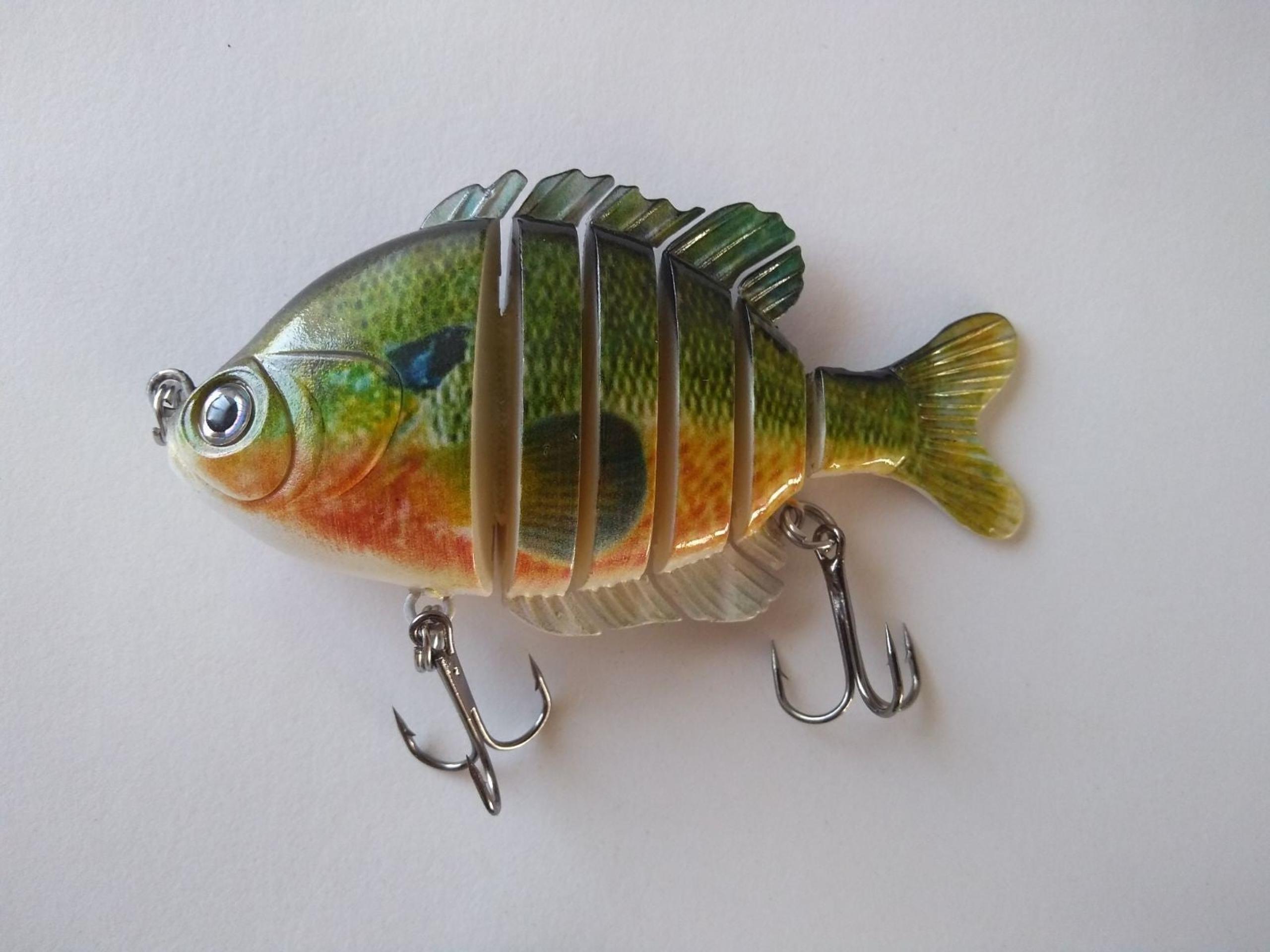 Lifelike bluegill swimbait 4pack lot