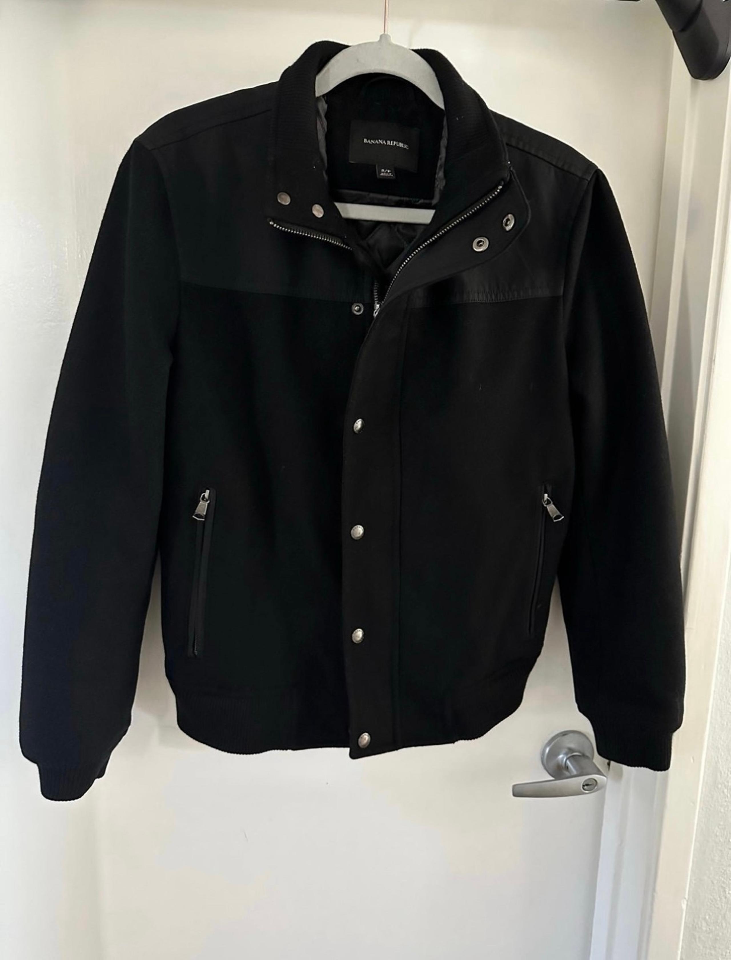 Banana Republic Men's Navy Blue Wool Jacket S