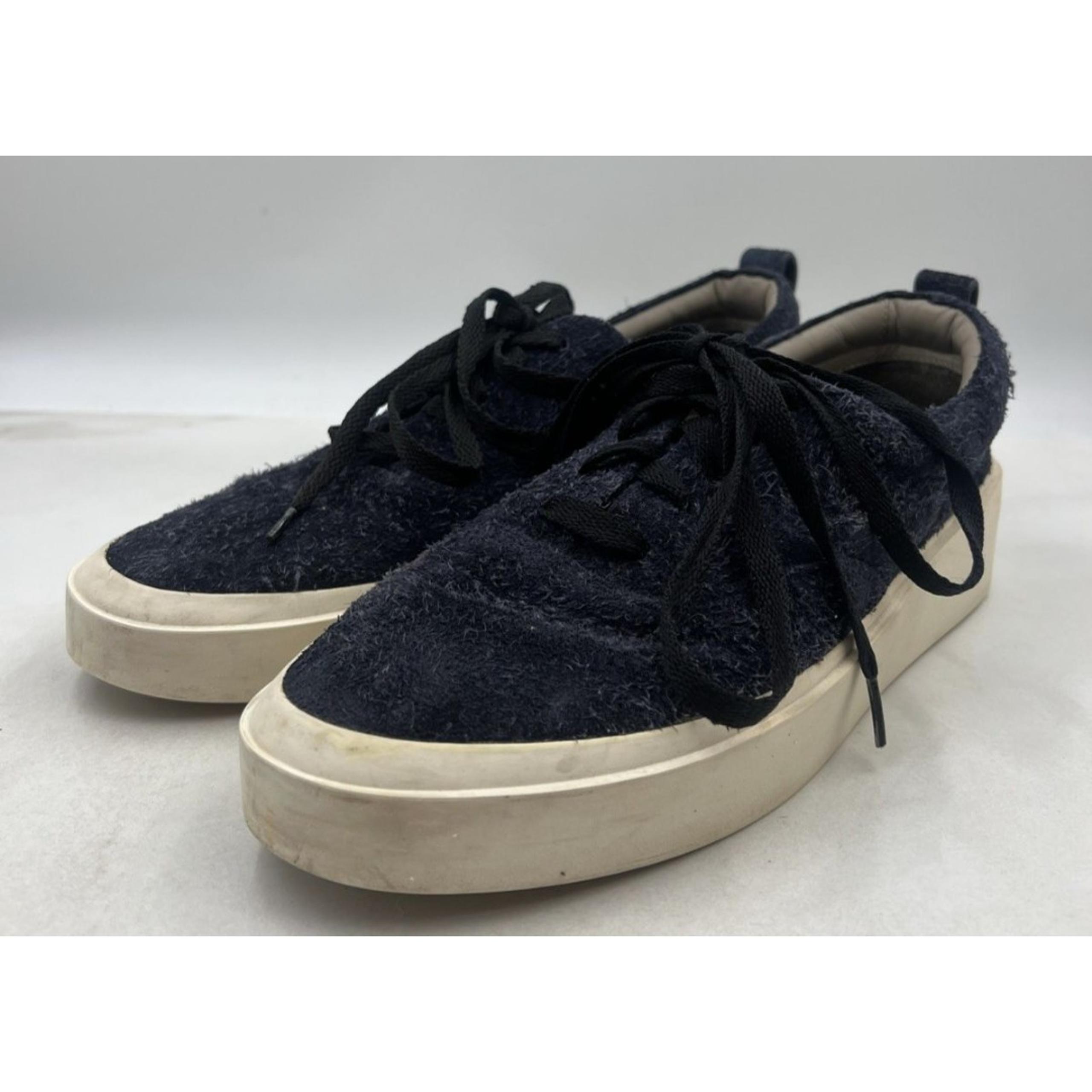 Fear of God Shoes Mens Sz 40 Blue Suede Sneakers Italy